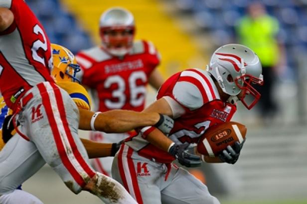 American Football mit Hallamasch