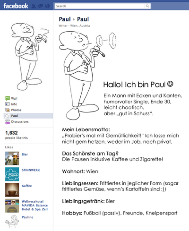 Pauline und Pauls Facebuch