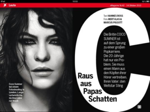 Coco Sumner bei einem Fotoshooting in London.