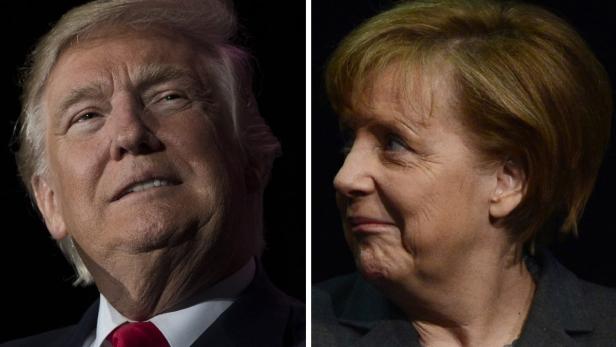 Angela Merkel und die US-Präsidenten