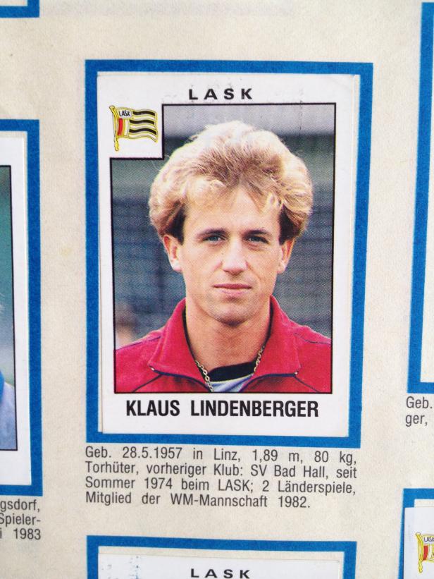 Ein Porträt des österreichischen Fußballspielers Klaus Lindenberger vom LASK.