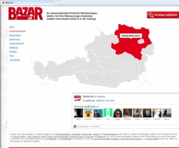 Bazar.at neu (c. bazar)