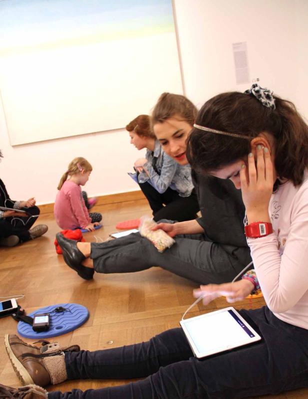 ... vom App-Test im Kuntforum