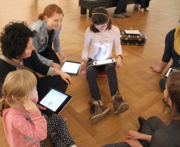 ... vom App-Test im Kuntforum