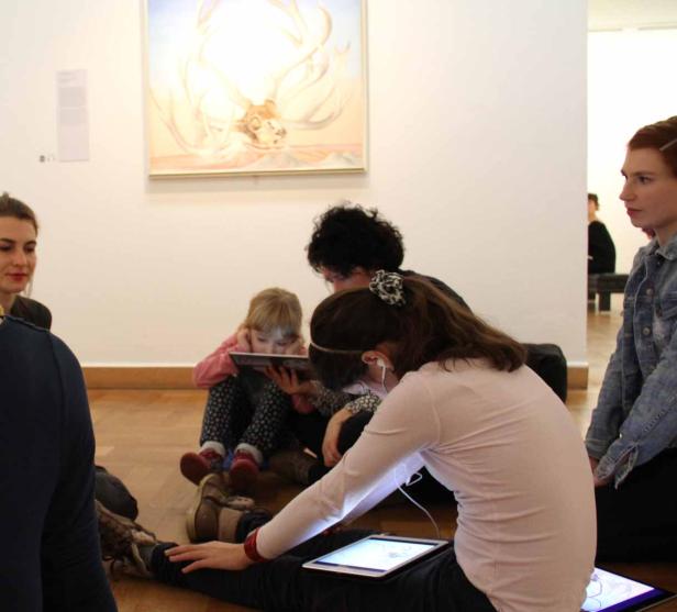 ... vom App-Test im Kuntforum
