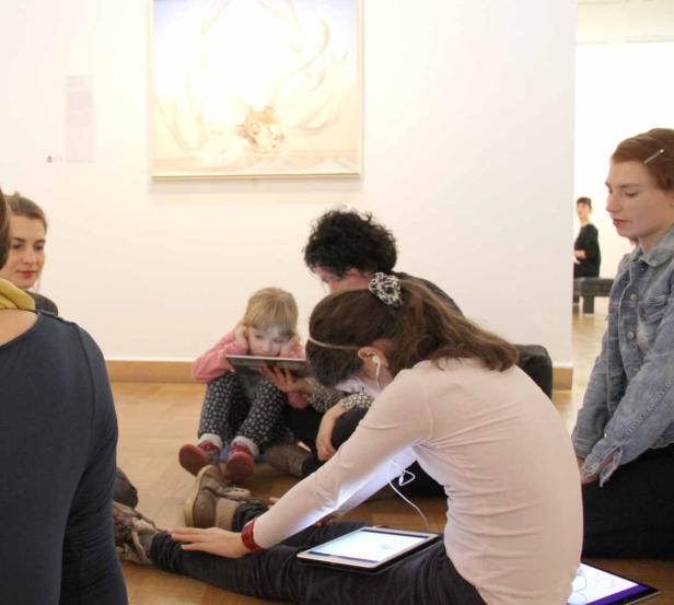 ... vom App-Test im Kuntforum