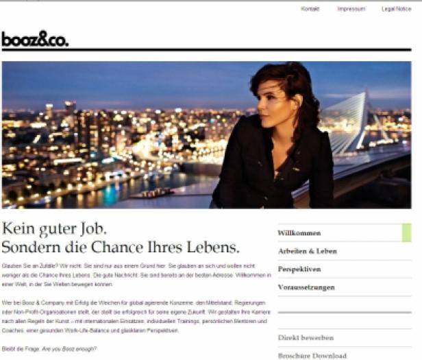 Booz & Company/Image- und Recruiting-Kampagne/Online Microsite/Peter und der Wolf