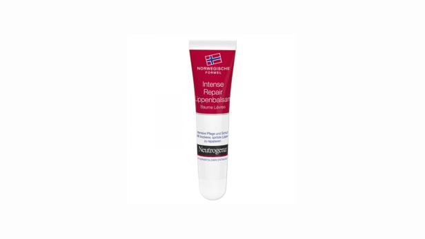 Ein Lippenbalsam von Neutrogena mit norwegischer Formel für intensive Reparatur.
