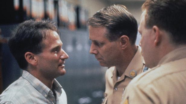 Robin Williams in einer Szene aus dem Film „Good Morning, Vietnam“.