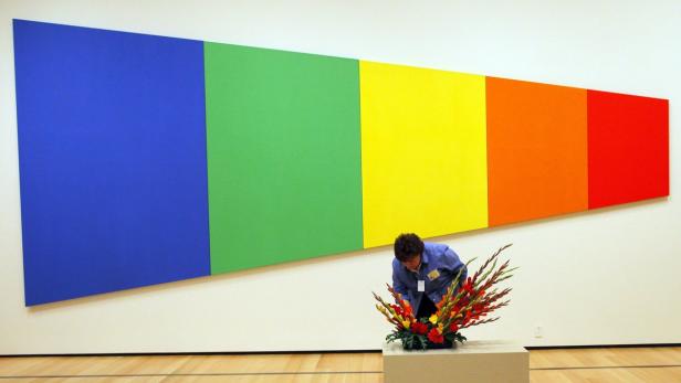 Blue Green Yellow Orange Red von Ellsworth Kelly Maler-Ikone Ellsworth Kelly gestorben