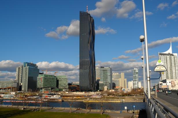 Wiener DC Tower 1 unter den schönsten Wolkenkratzern