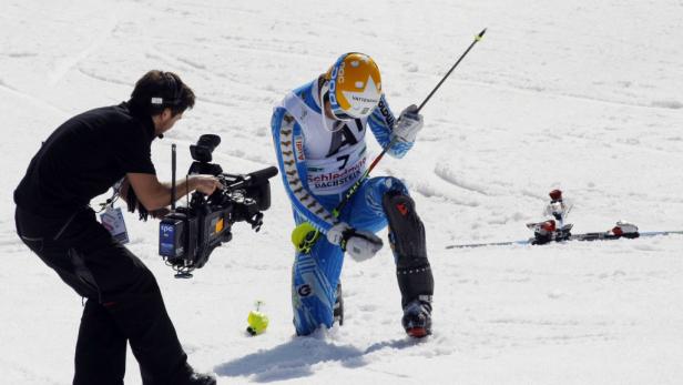 Hirscher strahlt mit der Sonne um die Wette