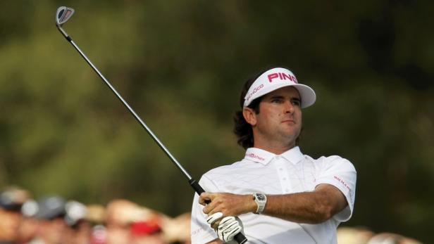 Bubba Watson schwingt seinen Golfschläger auf dem Golfplatz.