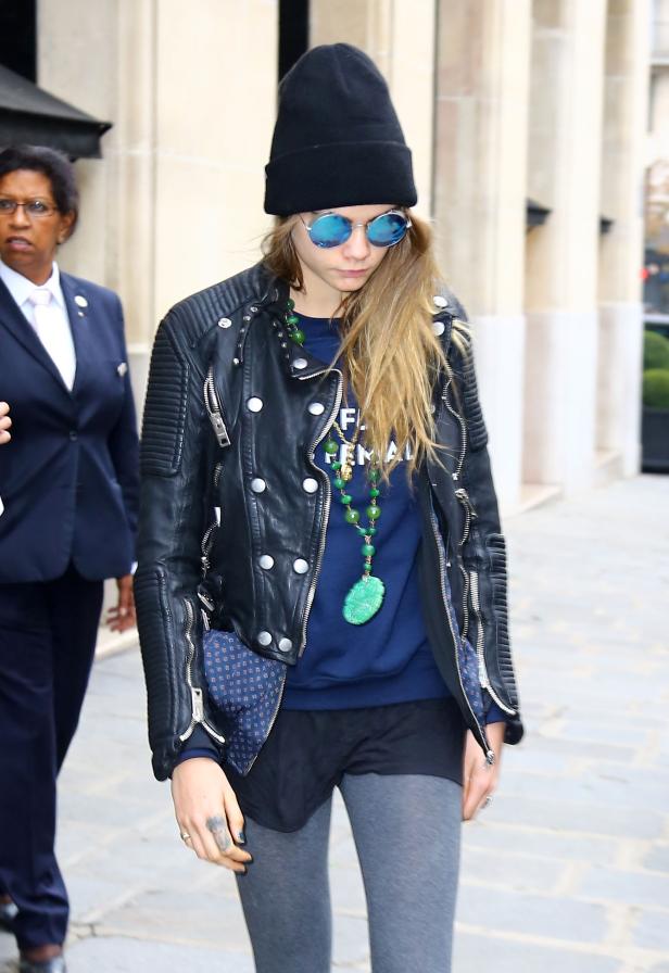Fashion-Liebling: So stylen Stars ihre Lederjacken