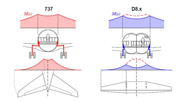 Effizienter fliegen mit "Doppel-Blase"