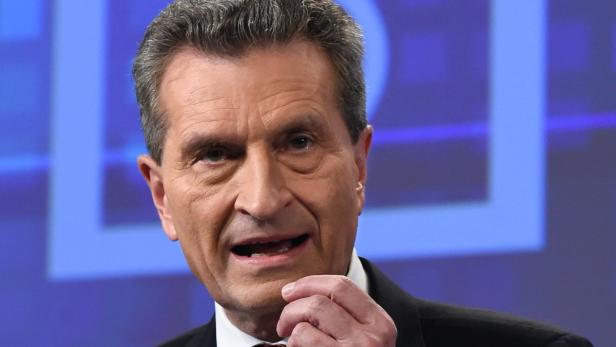 EU-Kommissar Günther Oettinger EU verschärft ihren Ton gegenüber Polen