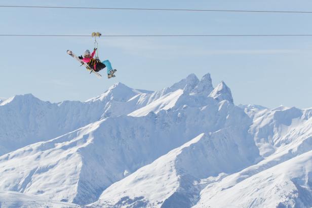 Skifahren in Frankreich ist anders