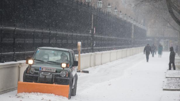 Schnee und Eiseskälte haben Wien fest im Griff