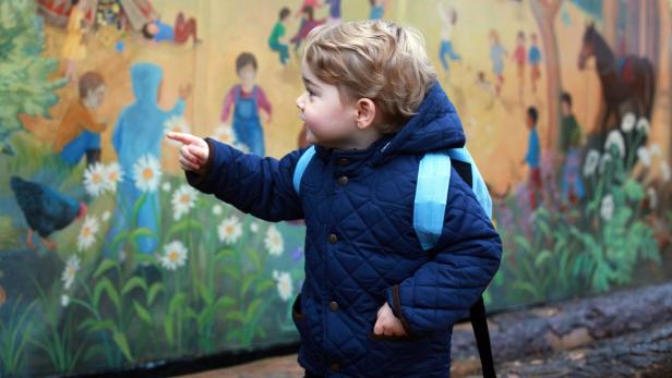 Erster Kindergarten-Tag für Prinz George
