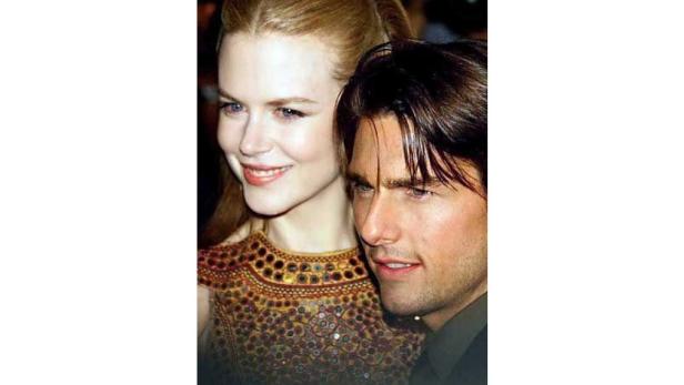 Nicole Kidman und Tom Cruise posieren zusammen für ein Foto.
