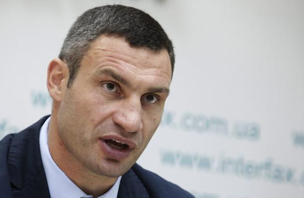 Wladimir Klitschko bei einer Pressekonferenz.