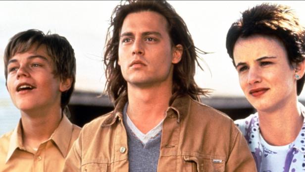 Leonardo DiCaprio, Johnny Depp und Juliette Lewis in dem Film „Gilbert Grape – Irgendwo in Iowa“.
