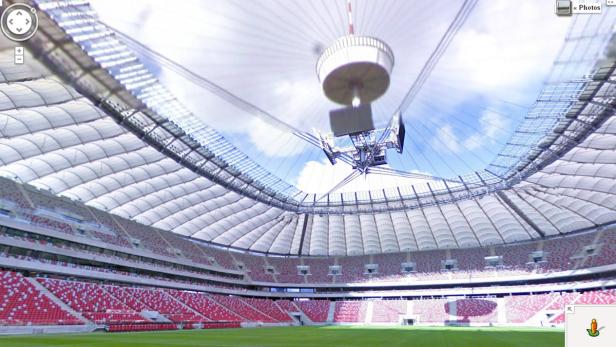 Die Fußball-EM-Stadien auf Street View