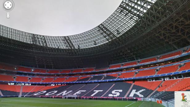 Die Fußball-EM-Stadien auf Street View