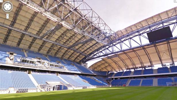 Die Fußball-EM-Stadien auf Street View