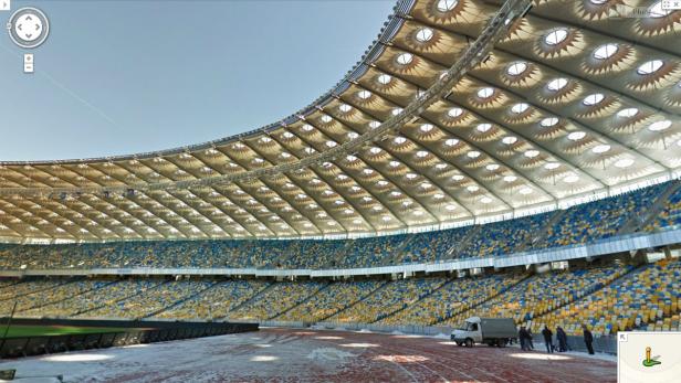 Die Fußball-EM-Stadien auf Street View