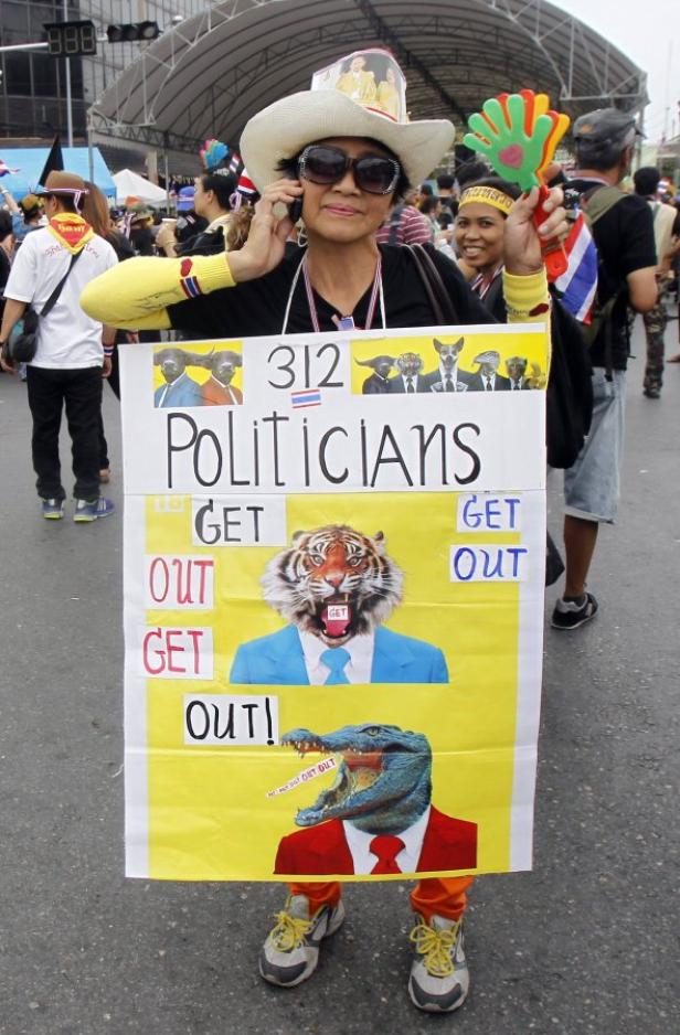 Zehntausende protestieren in Bangkok