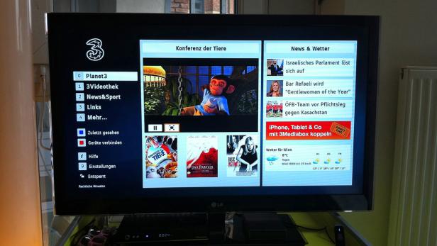 Drei verbindet Satelliten-TV und Internet