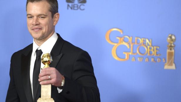 Golden Globes: DiCaprio für "The Revenant" und Matt Damon für "Der Marsianer" geehrt