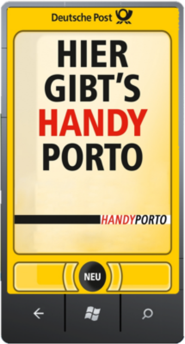 Deutsche Post AG/Windows 7 App/Handyporto/Yoc