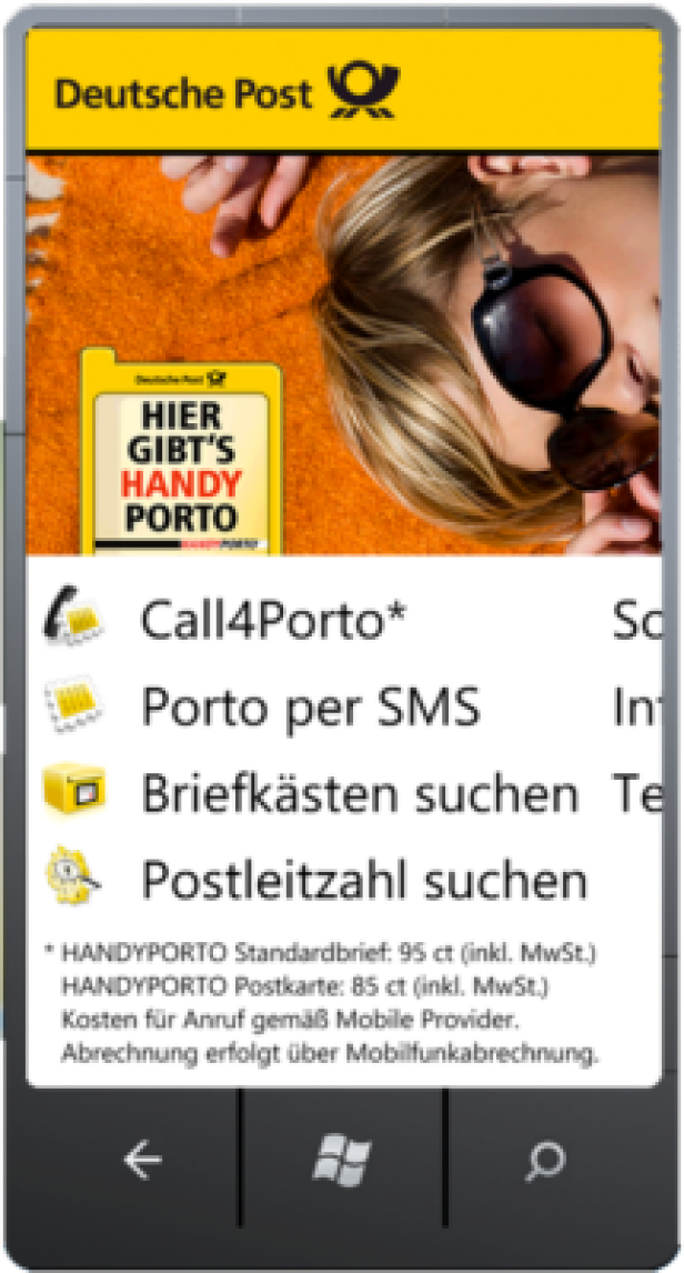 Deutsche Post AG/Windows 7 App/Yoc