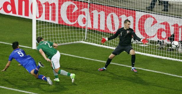 Bilder: Kroatien besiegt Irland 3:1