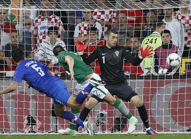 Bilder: Kroatien besiegt Irland 3:1