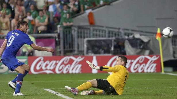 Bilder: Kroatien besiegt Irland 3:1