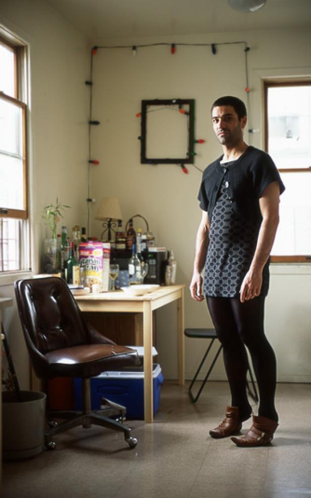 Fotoprojekt: Männer in Frauenkleidern