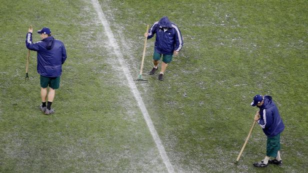 Unwetter bei Ukraine - Frankreich