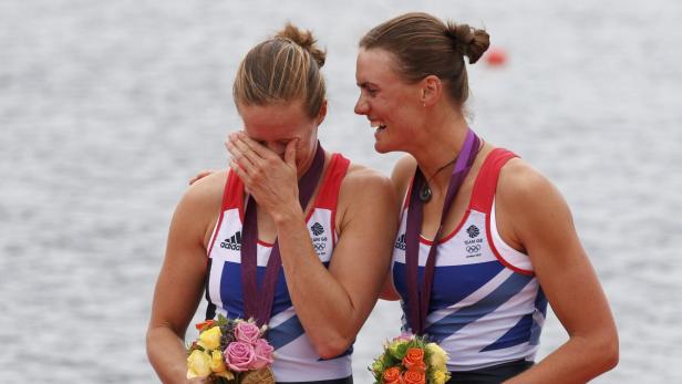 Emotional: Erste GB-Medaille im Rudern.