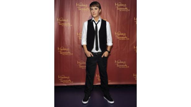 Justin Bieber als Wachsfigur bei Madame Tussauds in Hollywood.