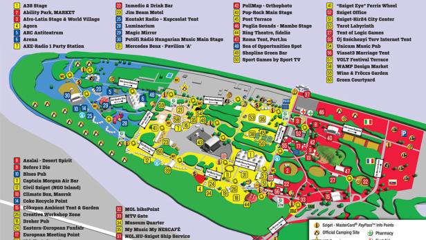 Sziget 2012: Das "bessere" Donauinselfest