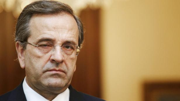 Porträt des ehemaligen griechischen Premierministers Antonis Samaras.