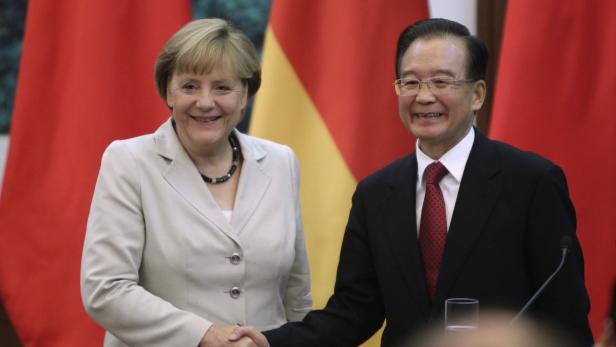 Merkel für Milliardenabschlüsse in Peking