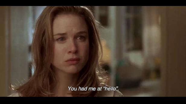 Nahaufnahme von Renée Zellweger in einer emotionalen Szene.