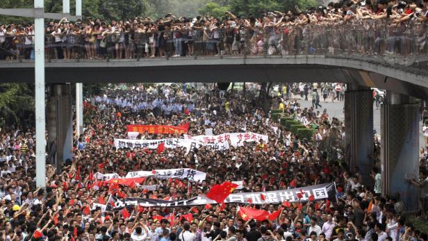 China: Wieder Proteste gegen Japan