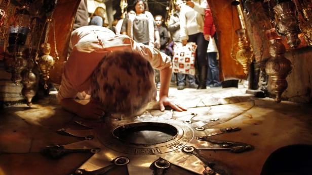 PALESTINIAN-ISRAEL-RELIGION-CHRISTIANITY-BETHLEHEM Schwierige Weihnacht in Bethlehem