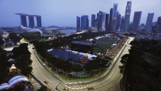"Lights on" beim Singapur-GP