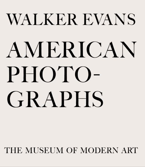 Das Cover des Buches „American Photographs“ von Walker Evans, herausgegeben vom Museum of Modern Art.